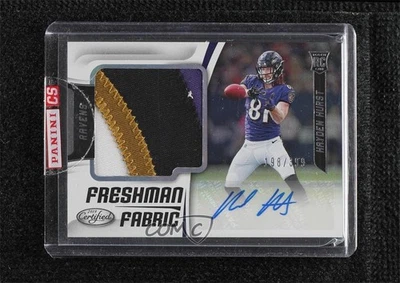 2018 Certified Freshman Fabric Signatures Mirror Hayden Hurst Rookie Auto RC - Image 1 of 2