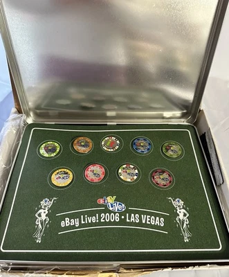 Colección de prendedores esmaltados de fichas de póker eBay Live 2006 eBay nuevo 223/250 edición limitada Foto 1 de 2
