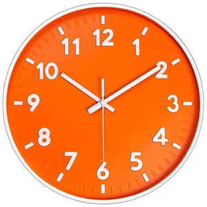 12 Inch 3D Number Modern Indoor/Outdoor Wall Clock,Round Bright Colorful Dial... - Bild 1 von 9