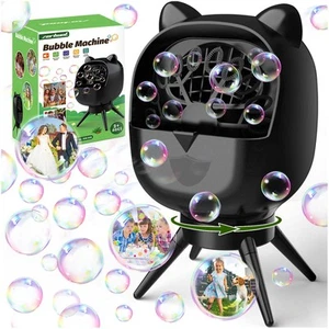 Automatic Bubble Machine Rechargeable for Parties: Portable Bubble Maker with... - Picture 1 of 6