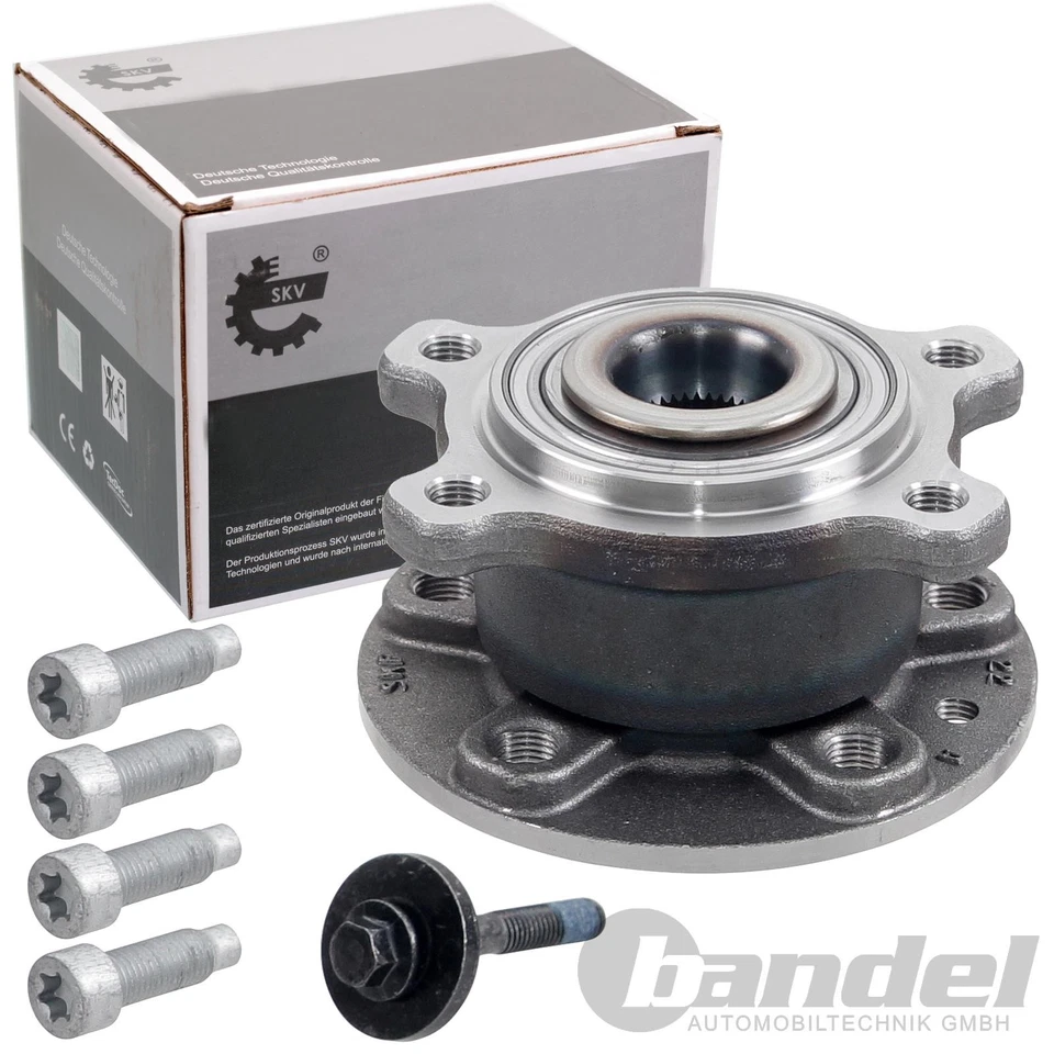 Skv Palier de Roue Moyeu Arrière Convient pour Volvo S60 II S80 V60 V70 III XC70 - Photo 1/1