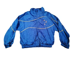 Basic Rituals Shell Jacket Large Blue Full Zip Vintage 90s Festival Retro - Bild 1 von 21