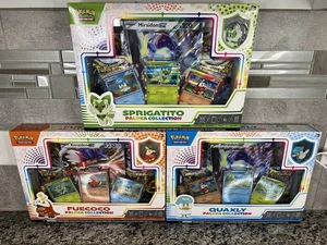 Pokemon Sprigatito Fuecoco Quaxly Paldea Sammlung Sealed - Bild 1 von 7