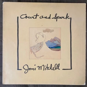 JONI MITCHELL Court & Spark - 1974 UK Pressing Asylum LP - TOP COPY - Foto 1 di 4