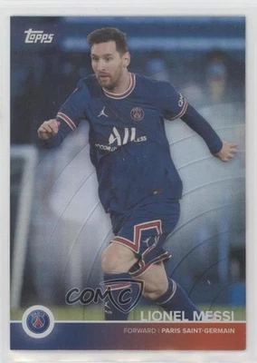 2021-22 Topps Paris Saint-Germain Team Set Rainbow Foil /250 Lionel Messi #18 - Image 1 of 2