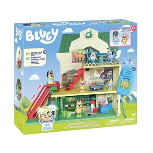 Il Supermercato di Bluey Playset con 2 Action Figures Accessori e adesivi - Foto 1 di 24