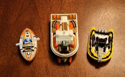 De colección Galoob Micro Máquinas Exploración #4 Investigadores del Ártico Barco Balsa Kayak Foto 1 de 4