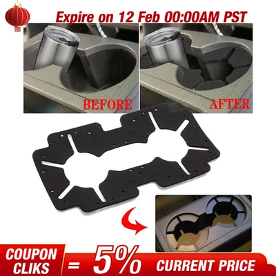 Para Honda Pilot Car 2009-15 Consola Delantera Portavasos Insertar Pestañas Hoja Foto 1 de 4