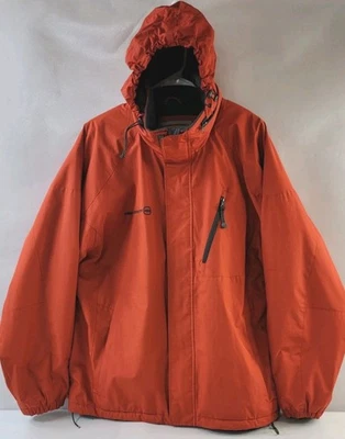 Chaqueta Free Country Para Hombres LG Naranja Ripstop Softshell A Prueba de Viento Resistente al Agua Foto 1 de 4