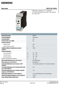 Siemens 3RP1525-1AP30, Siemens 3RP1525-1AP30 Time Relay/Timer/On Delay Relay - Picture 1 of 17