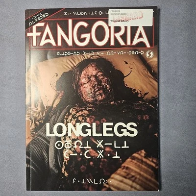 Fangoria Magazine- Volume 2, Issue #24 (SUMMER 2024) LONGLEGS, ALIEN, MAXXXINE - Image 1 of 4