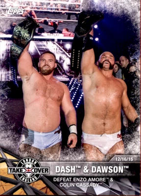 THE REVIVAL DASH & DAWSON Topps WWE NXT Matches & Moments Insert Card #15 - Image 1 of 3