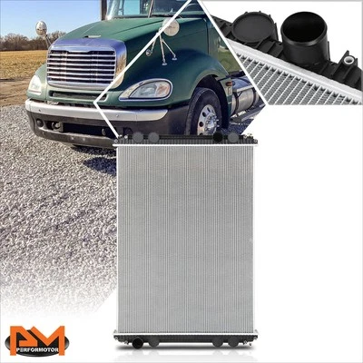 Radiador de refrigeración de 2 filas con núcleo de aluminio Freightliner Columbia/Coronado 00-07 Foto 1 de 4