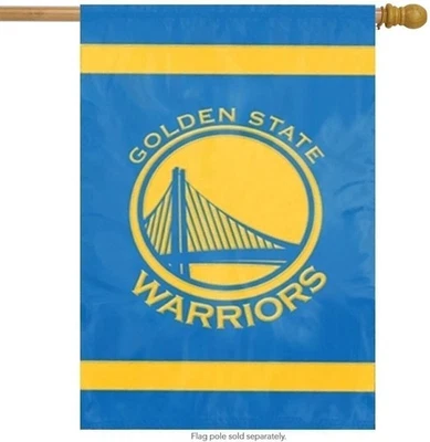 Bandera de casa Golden State Warriors Premium 28x44 pulgadas, doble cara,... Foto 1 de 3