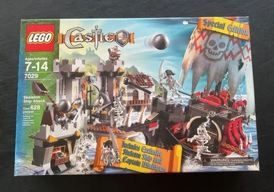 RETIRED LEGO Castle (7029) Skeleton Ship Attack Unopened and New - Image 1 of 4