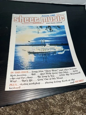 Sheet Music Magazine Volume 7 Number 1 January 1983 Easy Piano/Guitar - Image 1 of 4