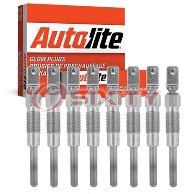 Bujías incandescentes Autolite diésel 8 piezas para GMC C2500 1980 encendido suburbano VZ Foto 1 de 4