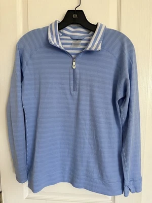 Синий пуловер на молнии 1/4 Kate Lord толстовка размер средний - гольф теннис пиклбол - Изображение 1 из 4