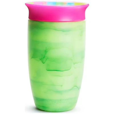 Taza para sorber Munchkin Miracle 360° sin boquillas Tie Dye, 10 oz, verde, unisex Foto 1 de 4