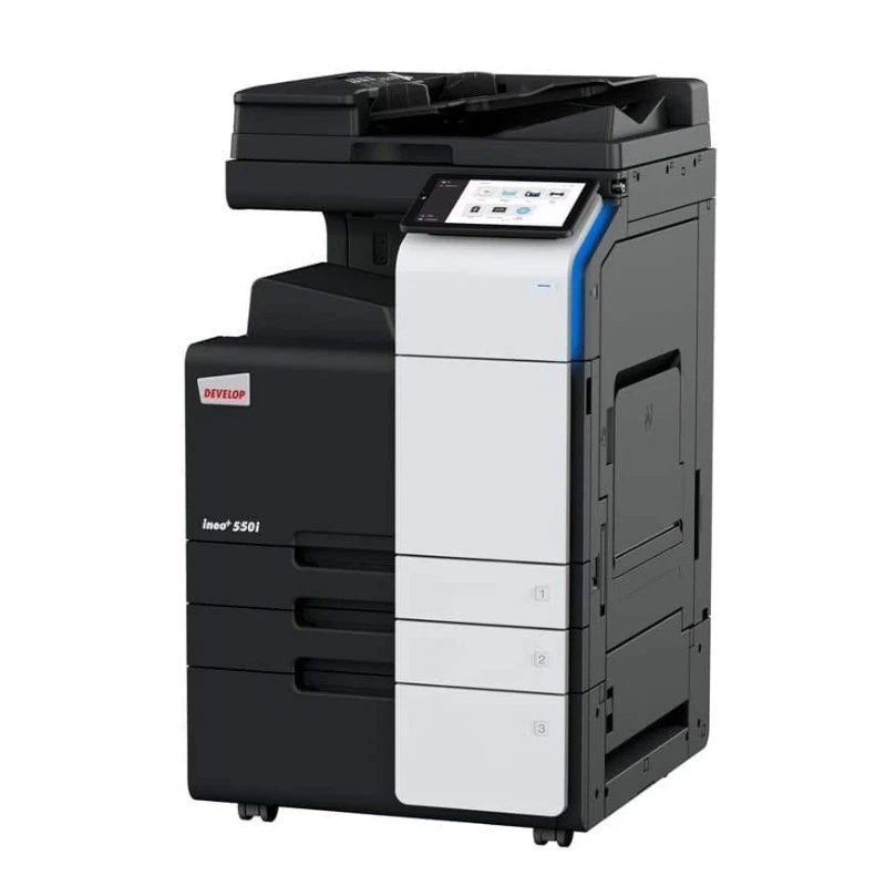 Develop Ineo+ 550i Farbkopierer A3 LAN Duplex auf PC-416 ADF Dualscan 55 S/Min. - Bild 1 von 1