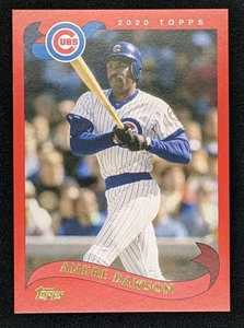 2020 Topps Archives - 2002 Topps Andre Dawson #295 Red /75 - Picture 1 of 3