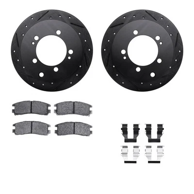 For Mitsubishi Eclipse 94-05 Brake Kit Drilled & Slotted Rear Brake Kit w - Image 1 of 2