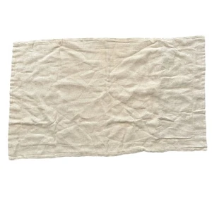 Federa cuscino Bella Notte Linens Homespun King Sham misura 40" x 24" 100% lino - Foto 1 di 10