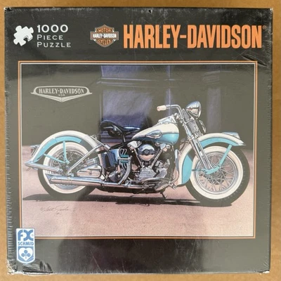 Rompecabezas motocicleta F.X.SCHMID clásico 41 Harley Davidson 1000 piezas 27x20 Foto 1 de 4
