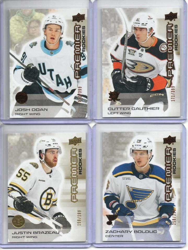 2024-25 UD Premier Rookies ** TÚ ELIGES ** Base Gold /399/199 Foto 1 de 1