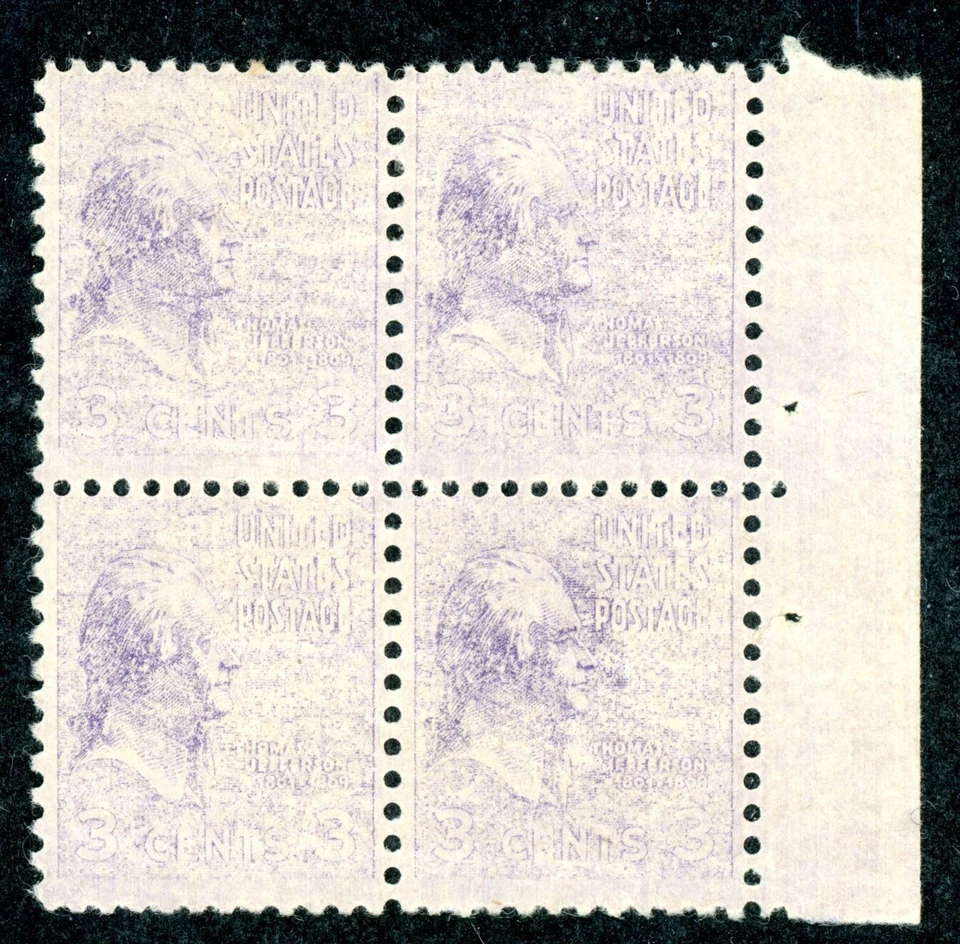 EFO 807 DRAMATIC EXAMPLE OF UNDERINKING AND INK STARVATION - MARGIN BLK/4 - Image 1 of 1