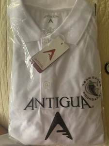 NWT ANTIGUA Desert Dry Xtralite Golf Polo, Team Gamez Foundation, White XL - Picture 1 of 10