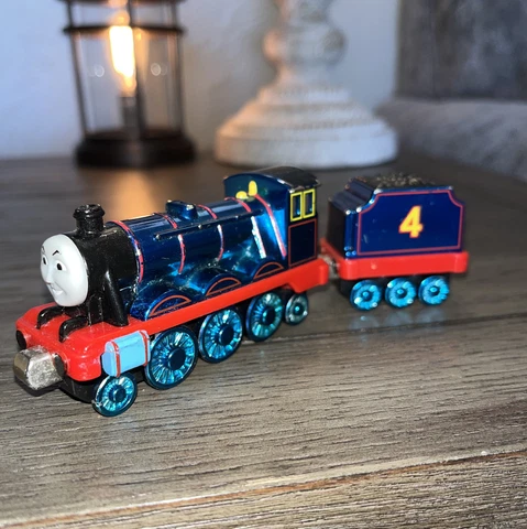 METALLIC GORDON ! THOMAS FRIENDS TRAIN! 2002-  TAKE ALONG COLLECTOR EDITION Cover