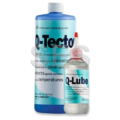 Q-Tech Airless Sprayer Q-Lube 8oz (237ml) And Q-Tector 32oz (946ml)