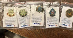Vintage Dodgers Unocal 76 Pins Lot of 5 - Picture 1 of 6