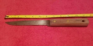 Vintage Regent Sheffield Hi Carbon Fixed Blade Butcher Knife Bushcraft Skinning  - Picture 1 of 10