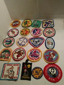 Vintage Lot Of 20 Boy Scouts Patches 1970s - Picture 1 of 7