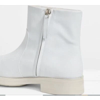 Теория женщин кожи стриженный мех с подкладкой ботинок белый размер 39 новый в коробке 498 - Изображение 1 из 4