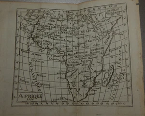 petite CARTE ANCIENNE afrique 1760 issue ouvrage de abbé Expilly 1777 - Picture 1 of 1