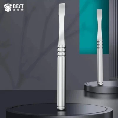 Herramienta de palanca para quitar pegamento de vidrio trasero para iPhone X y superior cuchillo de acero para raspar roto Foto 1 de 4