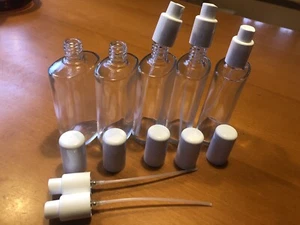 Glasflaschen mit Zerstäuber, 100ml - Bild 1 von 4