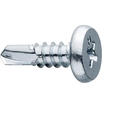 Grip-Rite NPPH10585 Zinc Phillips Pan Head Sheet Metal Screw #10 x 5/8 L in Cover