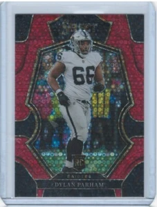 2022 Panini Select Red No Huddle 154  10/49 Dylan Parham Las Vegas Raiders - Picture 1 of 1
