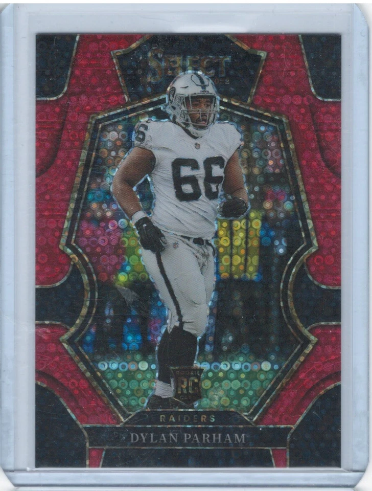 2022 Panini Select Red No Huddle 154  10/49 Dylan Parham Las Vegas Raiders - Image 1 of 1