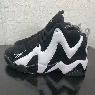 Reebok Kamikaze 2 OG Womens 6.5 Retro 2020 Black White Mens 5.5 Sneakers - Image 1 of 4