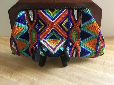 👜 Bolso de mano vintage con cuentas ALDO✨Retirado Foto 1 de 4