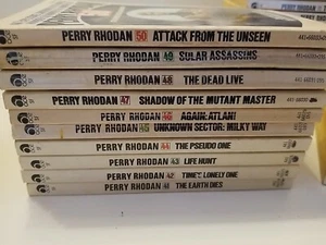 10x PERRY RHODAN Ace Science Fiction Bände 41 bis 50 Bücher Posten - Bild 1 von 1