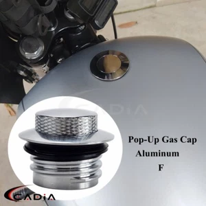 Fuel Gas Tank Cap Pop Up Cap For Harley Touring Road Electra Glide FLHTK FLTRX - Picture 1 of 9