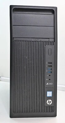 HP Z240 WorkStation - Intel I7-7700 3.6GHz / 32GB RAM / 1TB HDD - Image 1 of 4