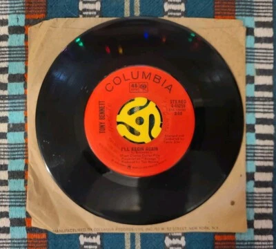 Tony Bennett - I'll Begin...(7", 45RPM, Single) Columbia USA Like New Used VG  - Image 1 of 2