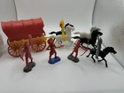 Vintage Originale Diligenza Soldatini Cowboy Indiani Politoys APS Far West